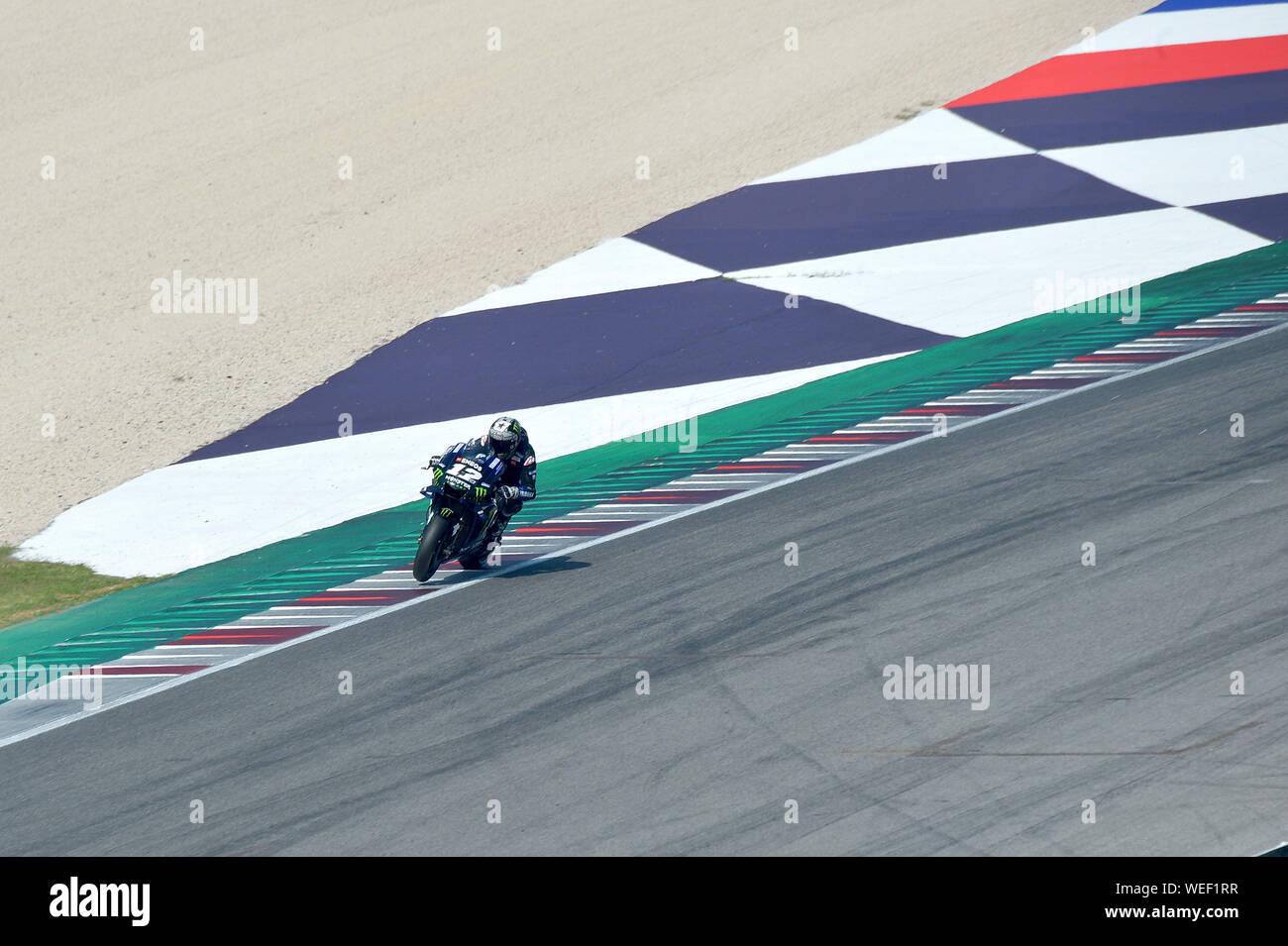 Misano Adriatico, Italien, 30 Aug 2019, 12 MAVERICK VINALES während der offiziellen Test Motogp-MotoGP-Kredit: LPS/Giorgio Panacci/Alamy leben Nachrichten Stockfoto