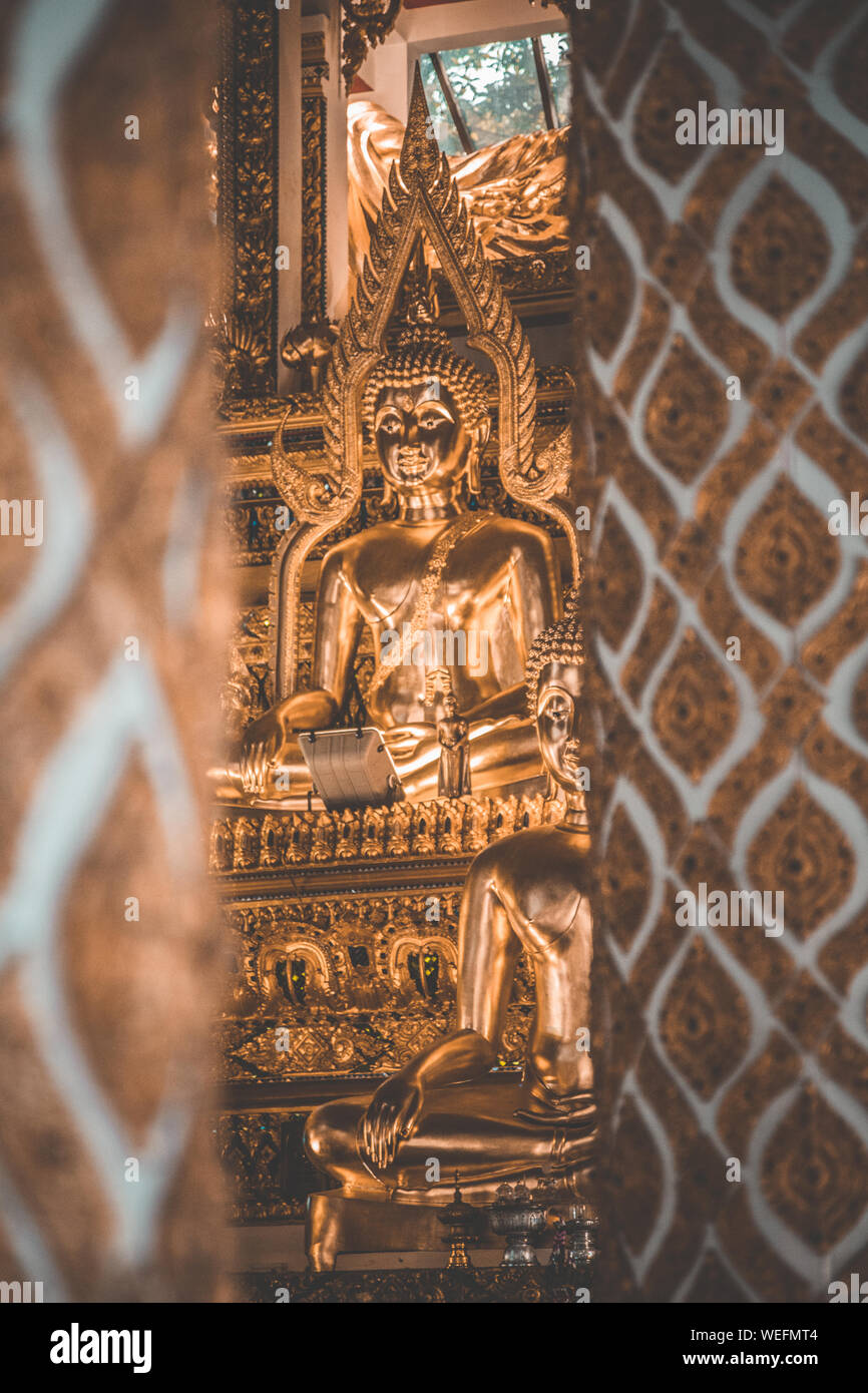 Ubon Thani Temple View in Ost Thailand Stockfoto