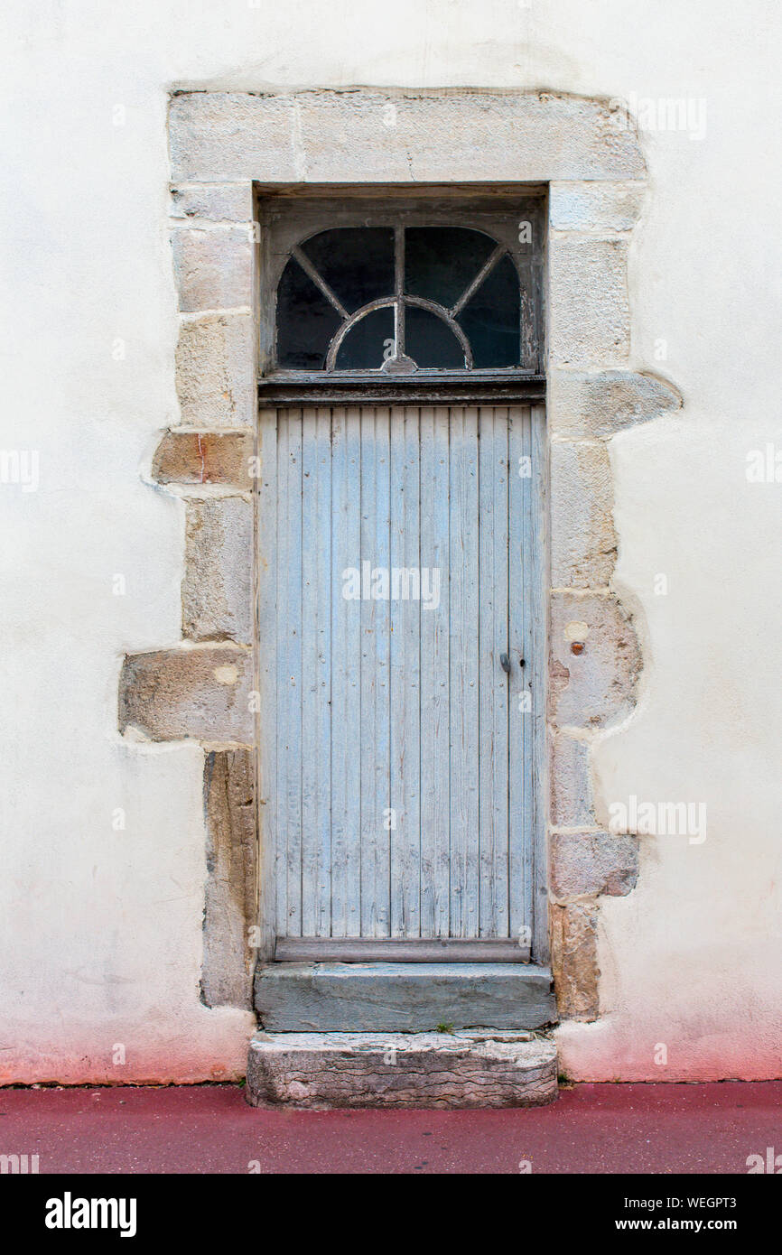 Tür und architektonischen Details, die in der Altstadt von Beaune, Burgund, Frankreich Stockfoto