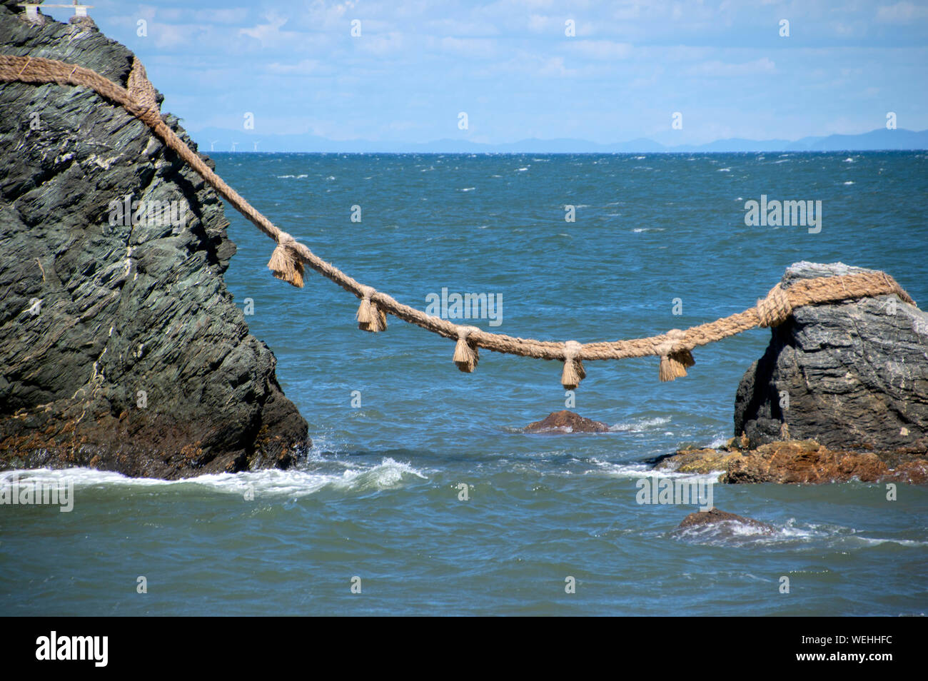 Meoto Iwa (Wedded Felsen) An der Ise Japan 2016 Stockfoto