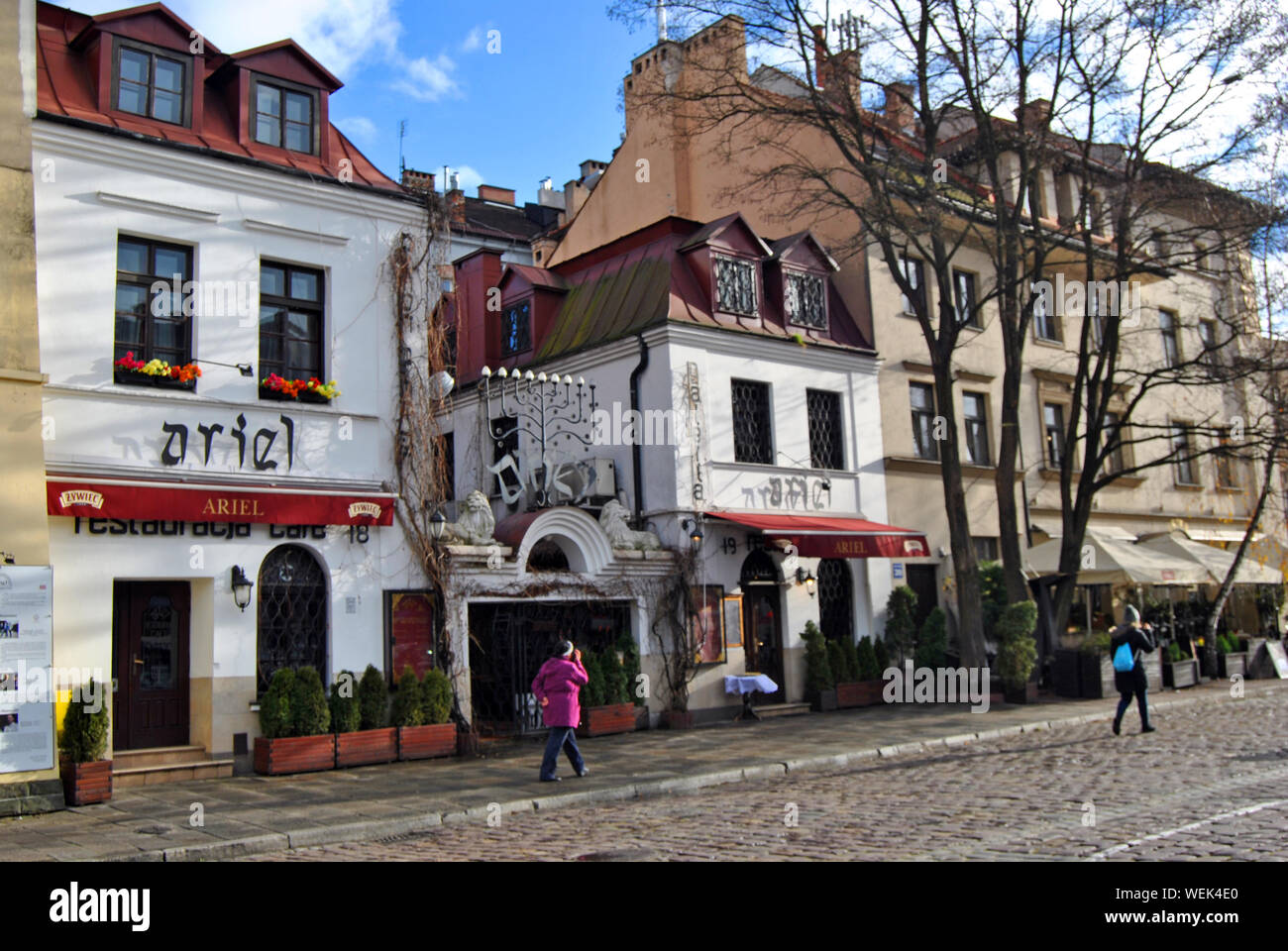 Krakau, Polen. Das Ghetto Stockfoto