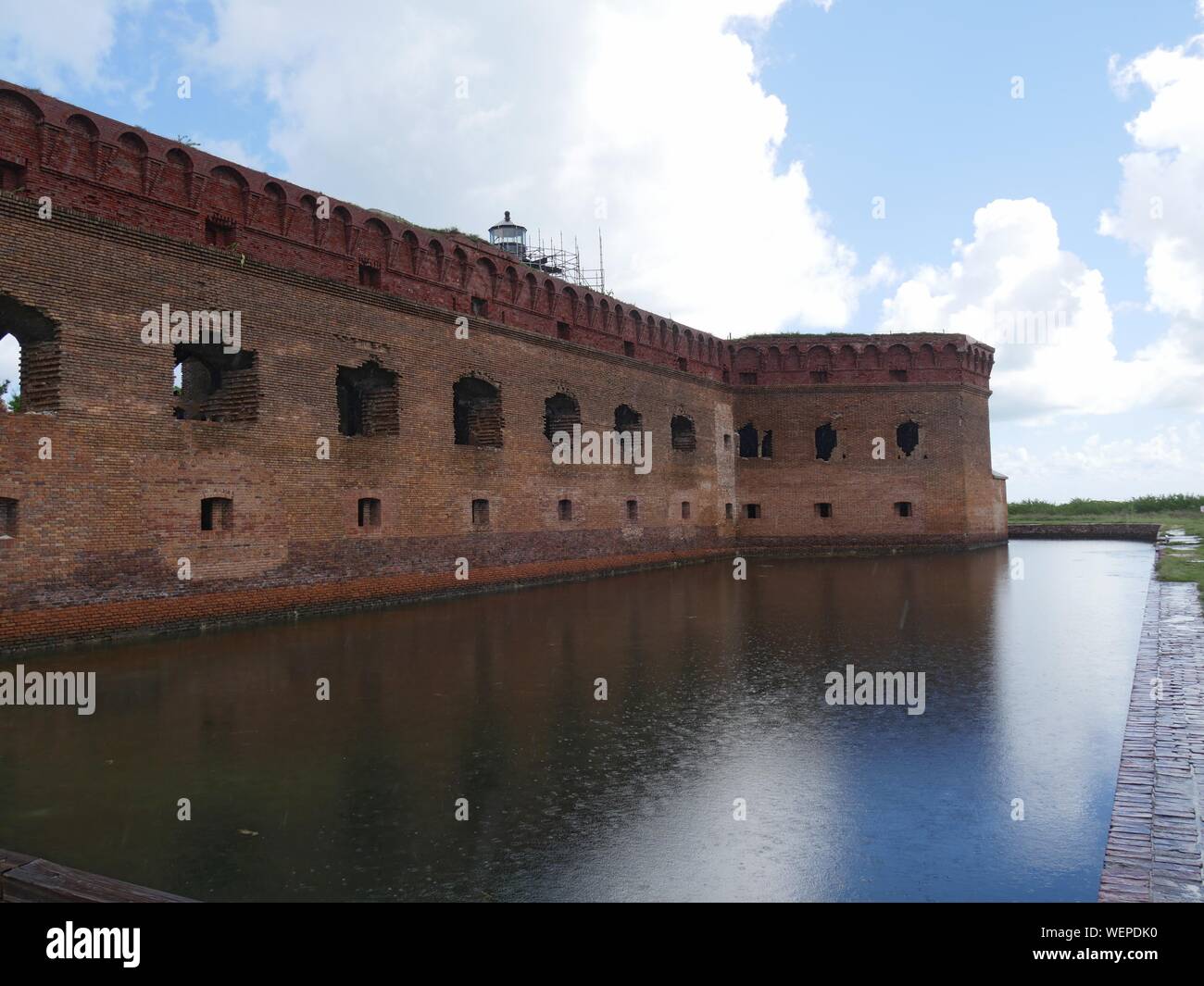 Fort Jefferson im Dry Tortugas National Park in den Florida Keys, USA. Stockfoto