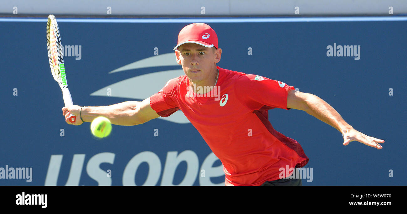 New York Flushing Meadows US Open 2019 30/08/19 Tag 5 Alex De Minaur (AUS) in der dritten Runde Foto Anne Parker International Sport Fotos Ltd/Alamy leben Nachrichten Stockfoto