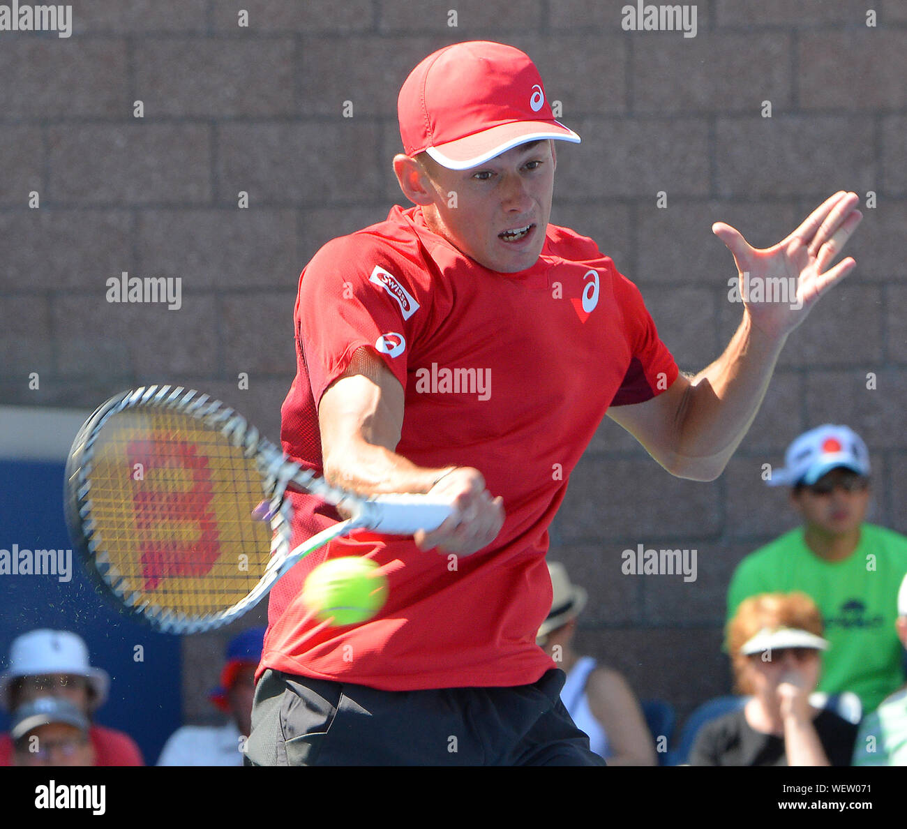 New York Flushing Meadows US Open 2019 30/08/19 Tag 5 Alex De Minaur (AUS) in der dritten Runde Foto Anne Parker International Sport Fotos Ltd/Alamy leben Nachrichten Stockfoto