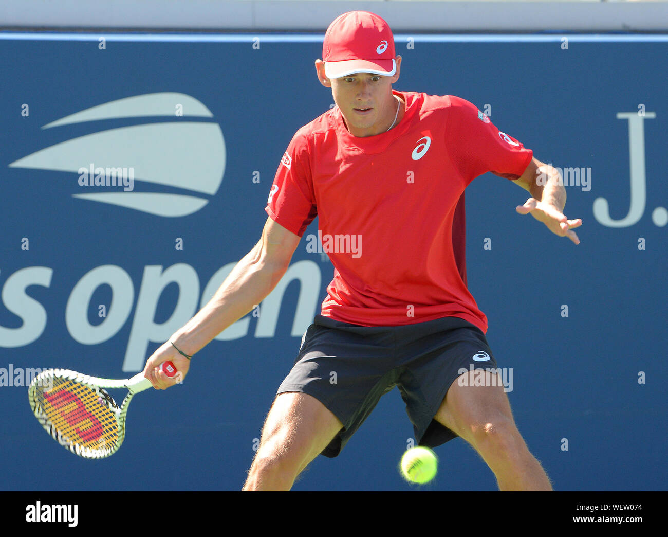 New York Flushing Meadows US Open 2019 30/08/19 Tag 5 Alex de Minaur (US) in der dritten Runde Foto Anne Parker International Sport Fotos Ltd/Alamy leben Nachrichten Stockfoto