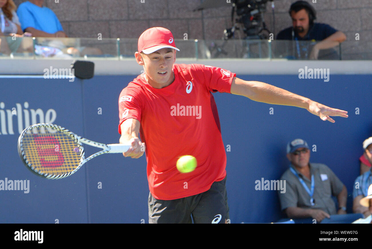 New York Flushing Meadows US Open 2019 30/08/19 Tag 5 Alex De Minaur (AUS) in der dritten Runde Foto Anne Parker International Sport Fotos Ltd/Alamy leben Nachrichten Stockfoto