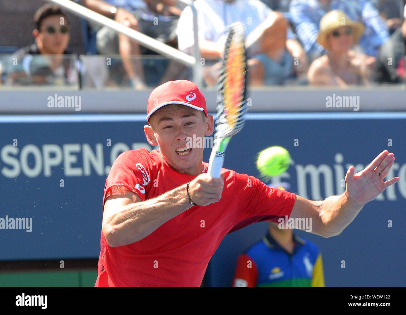 New York Flushing Meadows US Open 2019 30/08/19 Tag 5 Alex De Minaur (AUS) in der dritten Runde Foto Anne Parker International Sport Fotos Ltd/Alamy leben Nachrichten Stockfoto