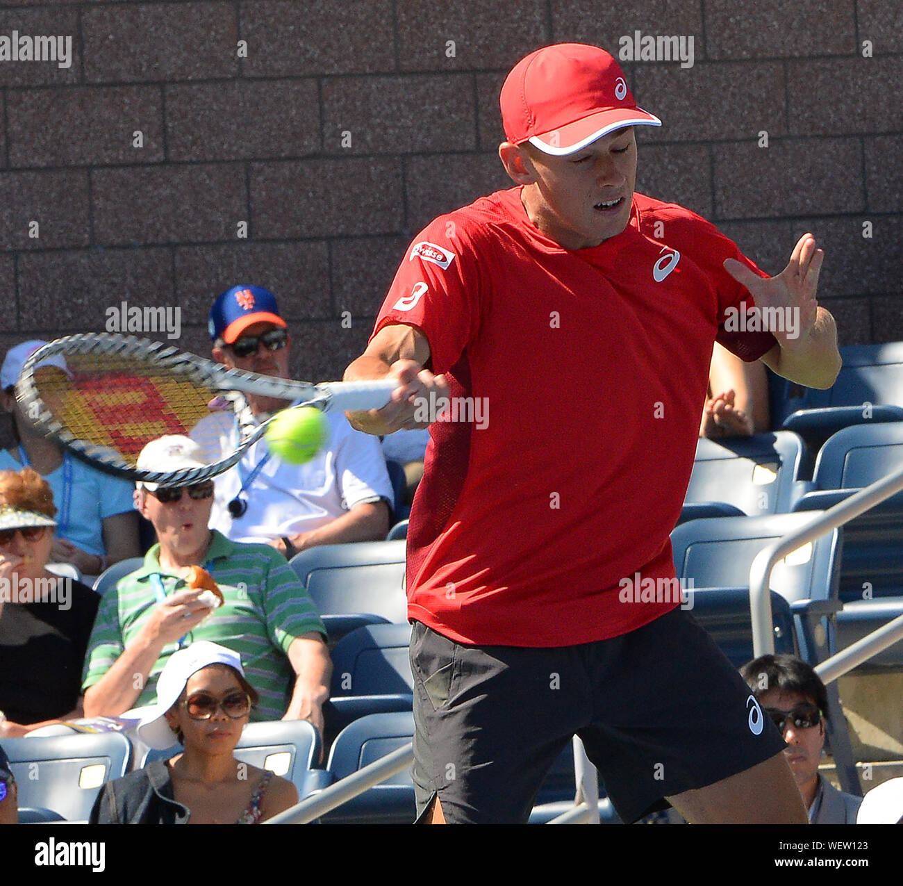 New York Flushing Meadows US Open 2019 30/08/19 Tag 5 Alex de Minaur (AUS) in der dritten Runde Foto Anne Parker International Sport Fotos Ltd/Alamy leben Nachrichten Stockfoto