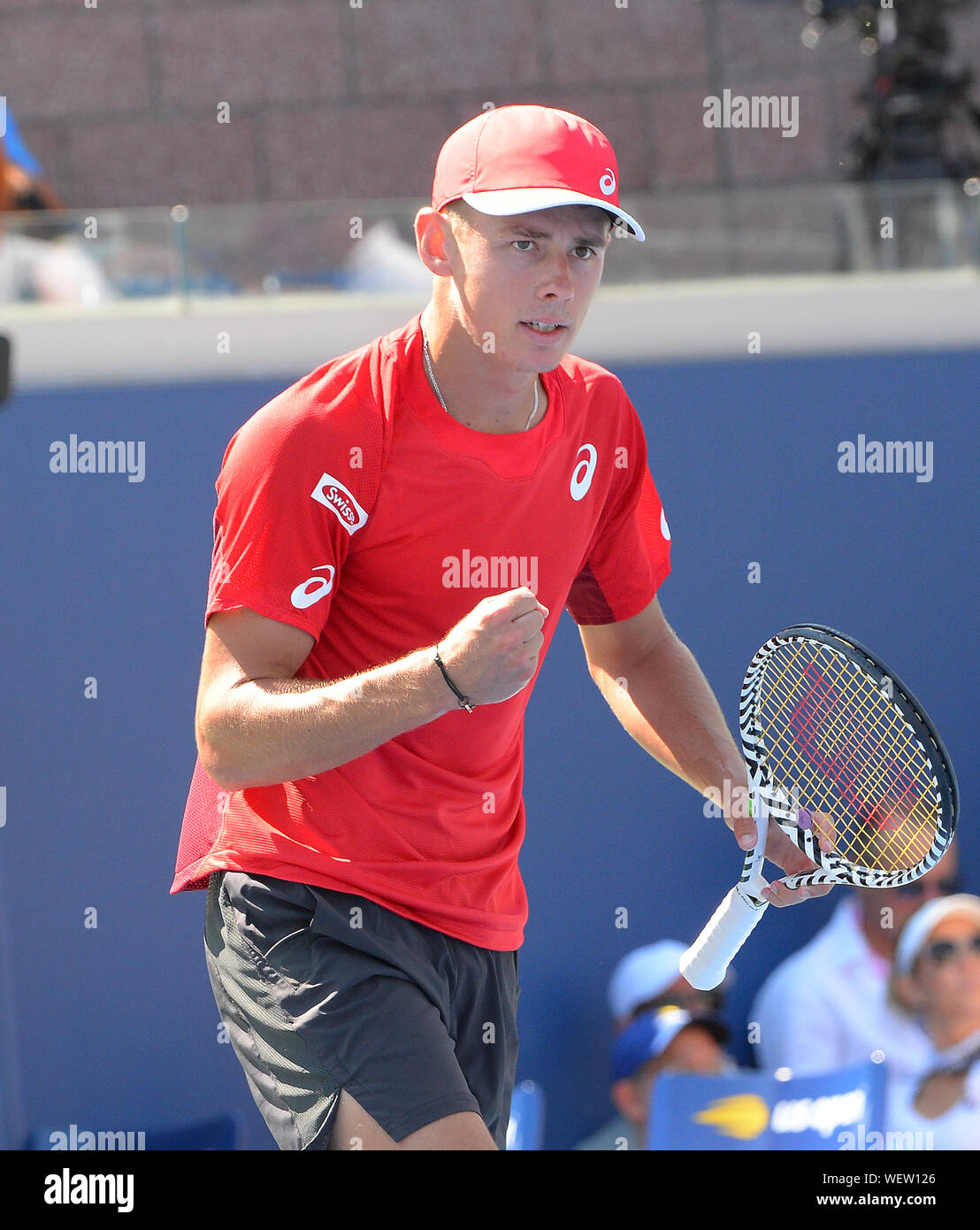 New York Flushing Meadows US Open 2019 30/08/19 Tag 5 Alex De Minaur (AUS) in der dritten Runde Foto Anne Parker International Sport Fotos Ltd/Alamy leben Nachrichten Stockfoto