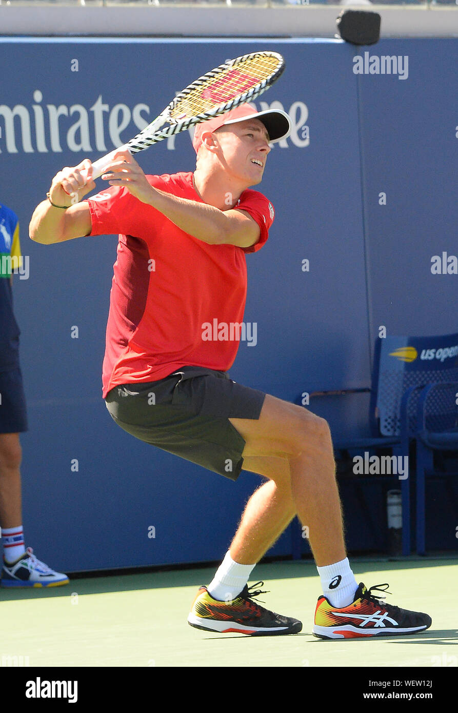 New York Flushing Meadows US Open 2019 30/08/19 Tag 5 Alex De Minaur (AUS) in der dritten Runde Foto Anne Parker International Sport Fotos Ltd/Alamy leben Nachrichten Stockfoto