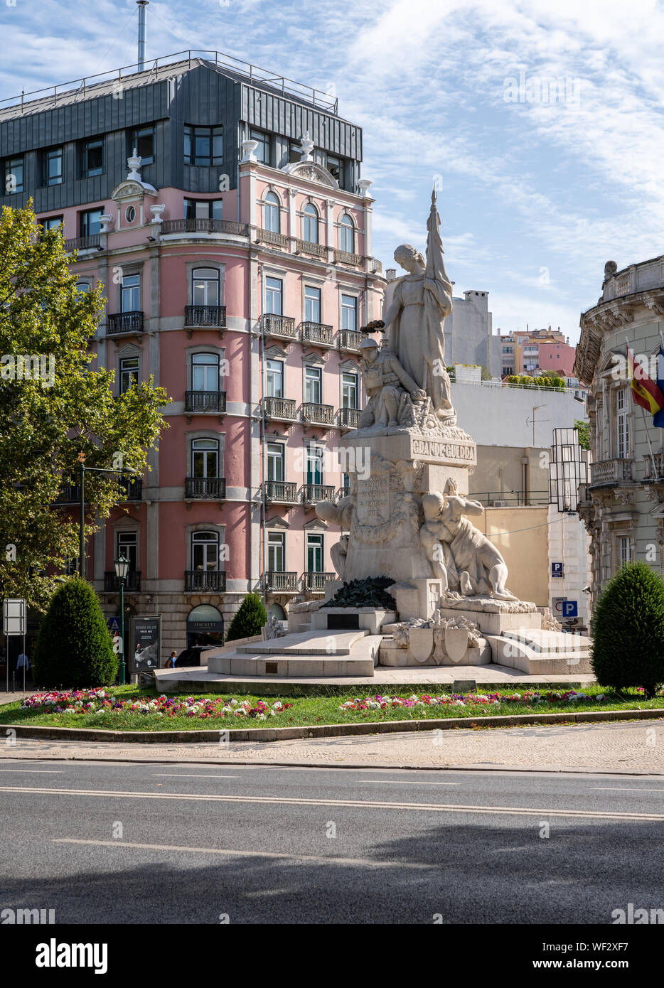 Denkmal für die Toten des Ersten Weltkriegs in Lissabon Stockfoto