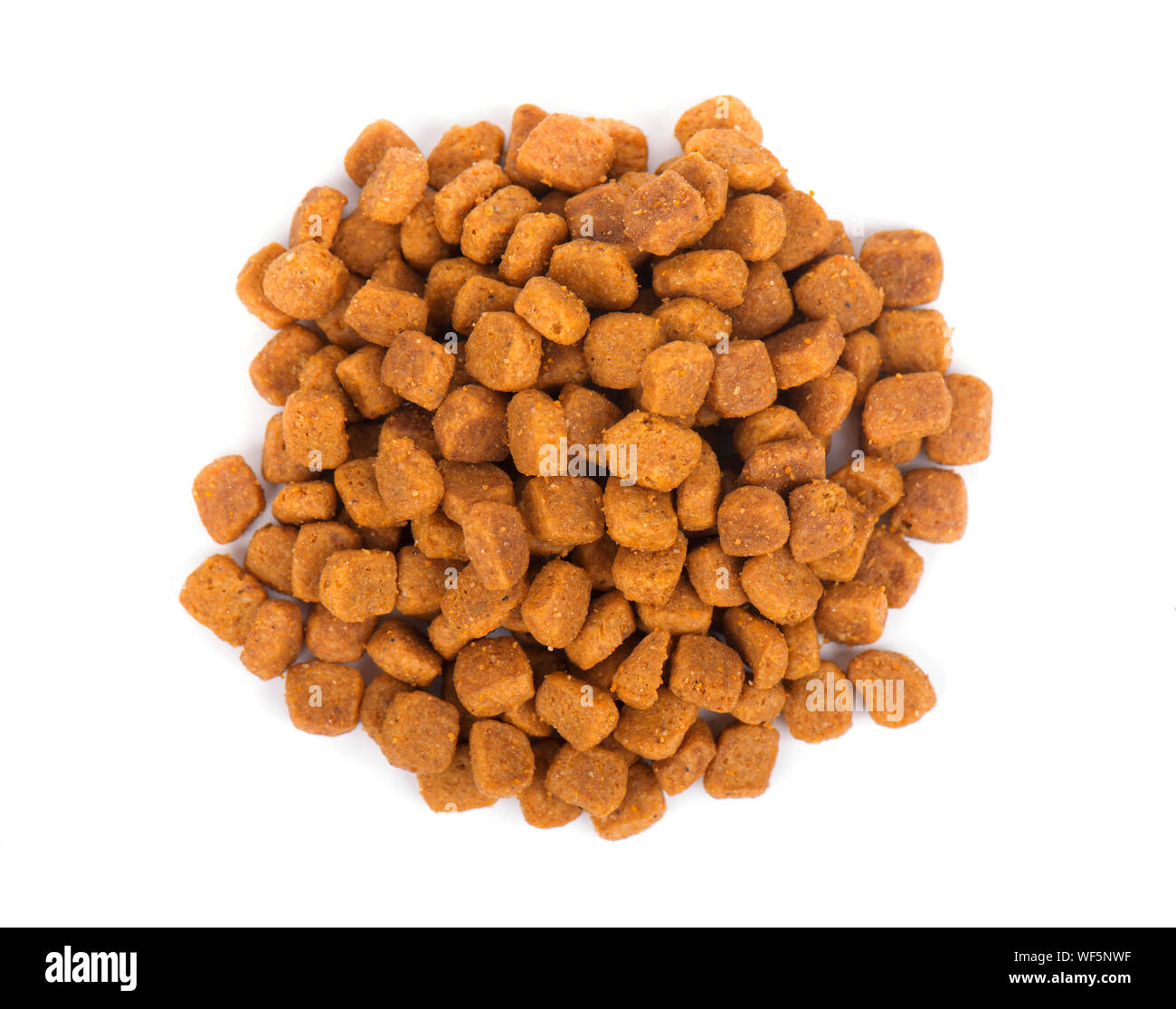 Trockennahrung, auf weißem Hintergrund. Stockfoto