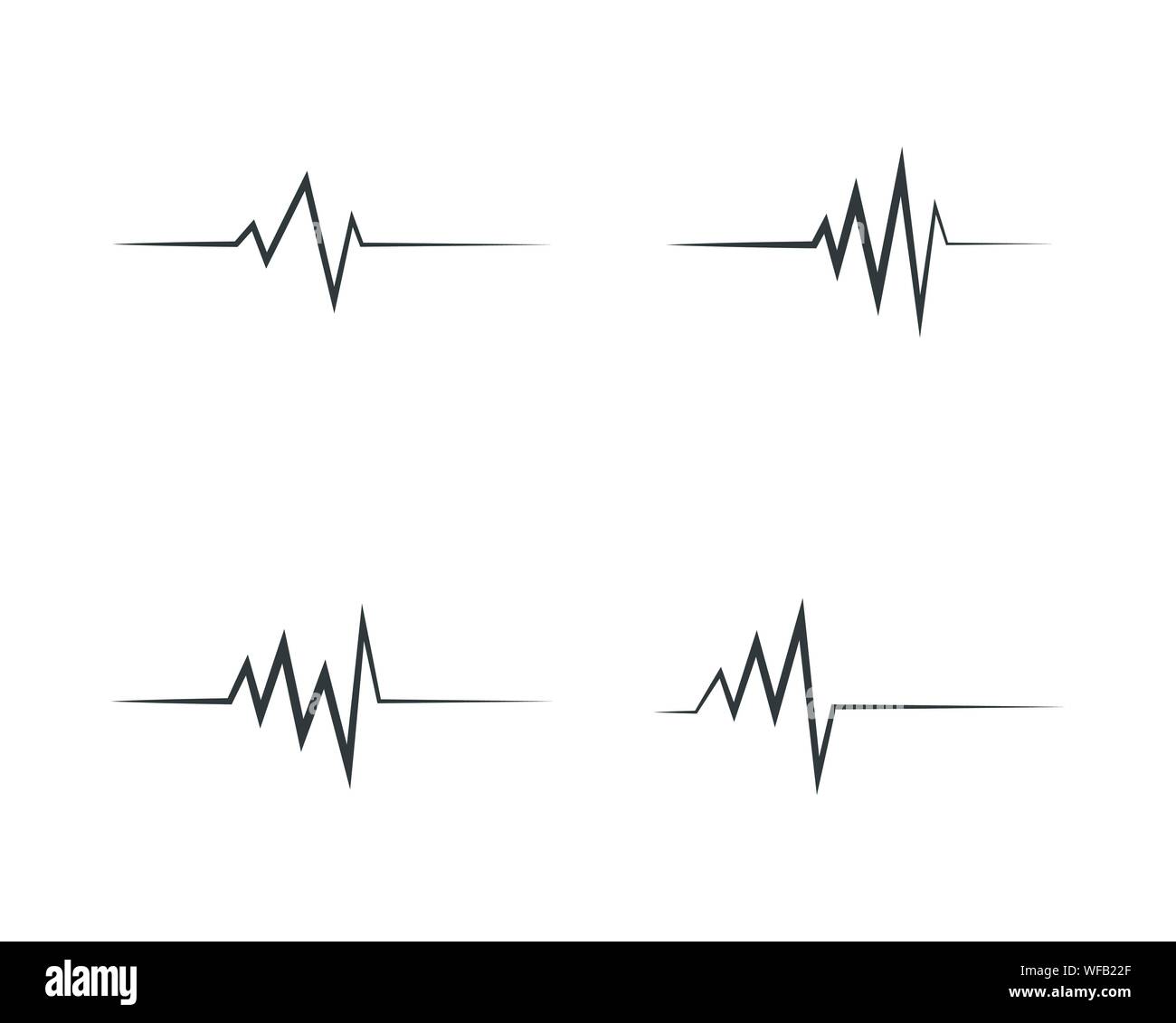 Gesundheit medizinische heartbeat Puls Symbol Abbildung Stock Vektor
