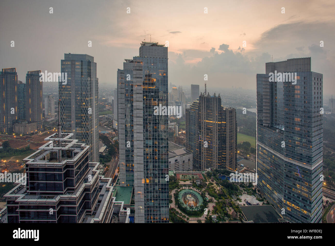 Stadtbild, Jakarta, Indonesien Stockfoto