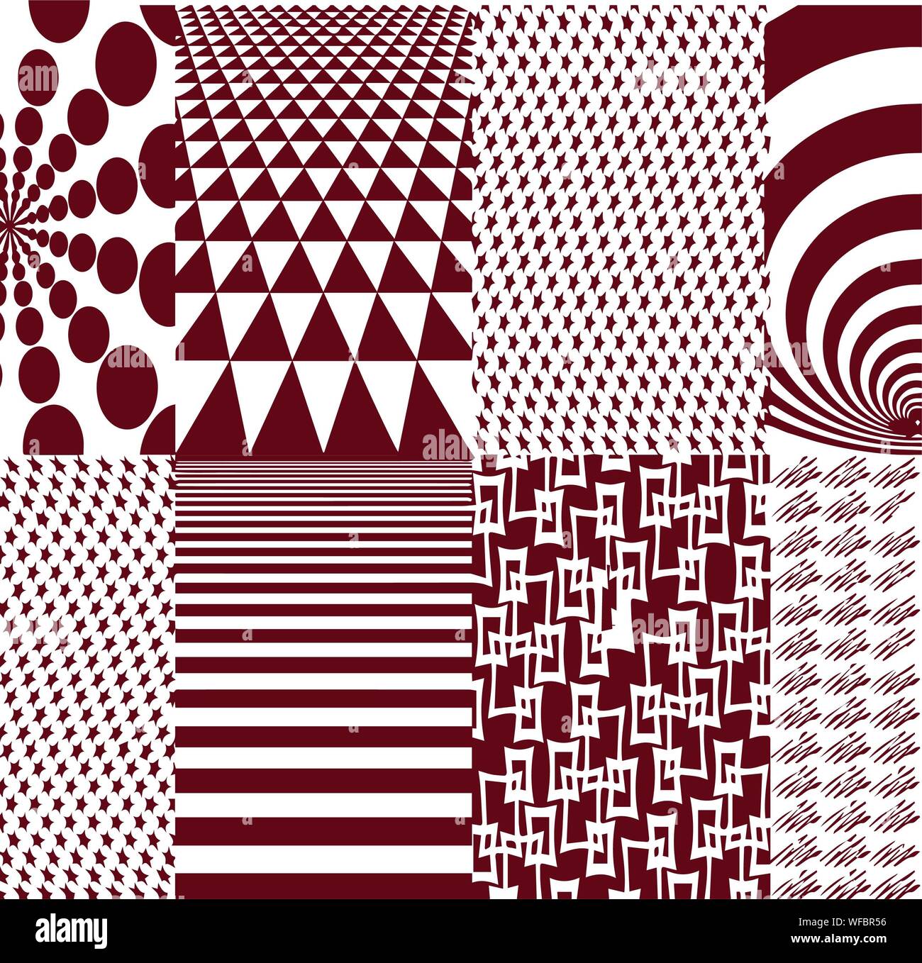 Geometrische Linien Muster Hintergrund design Stockfoto