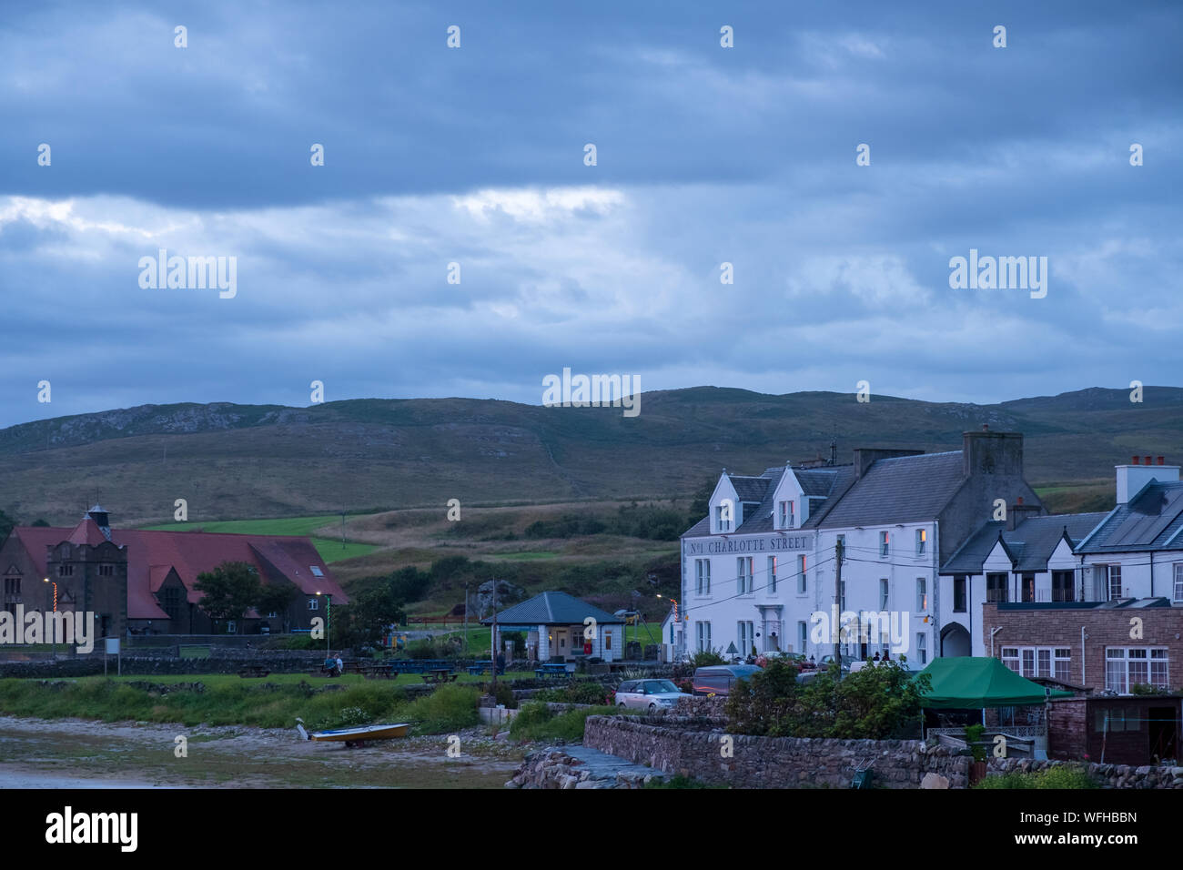 Charlotte Street Hotel, Port Ellen, Islay, Schottland Stockfoto