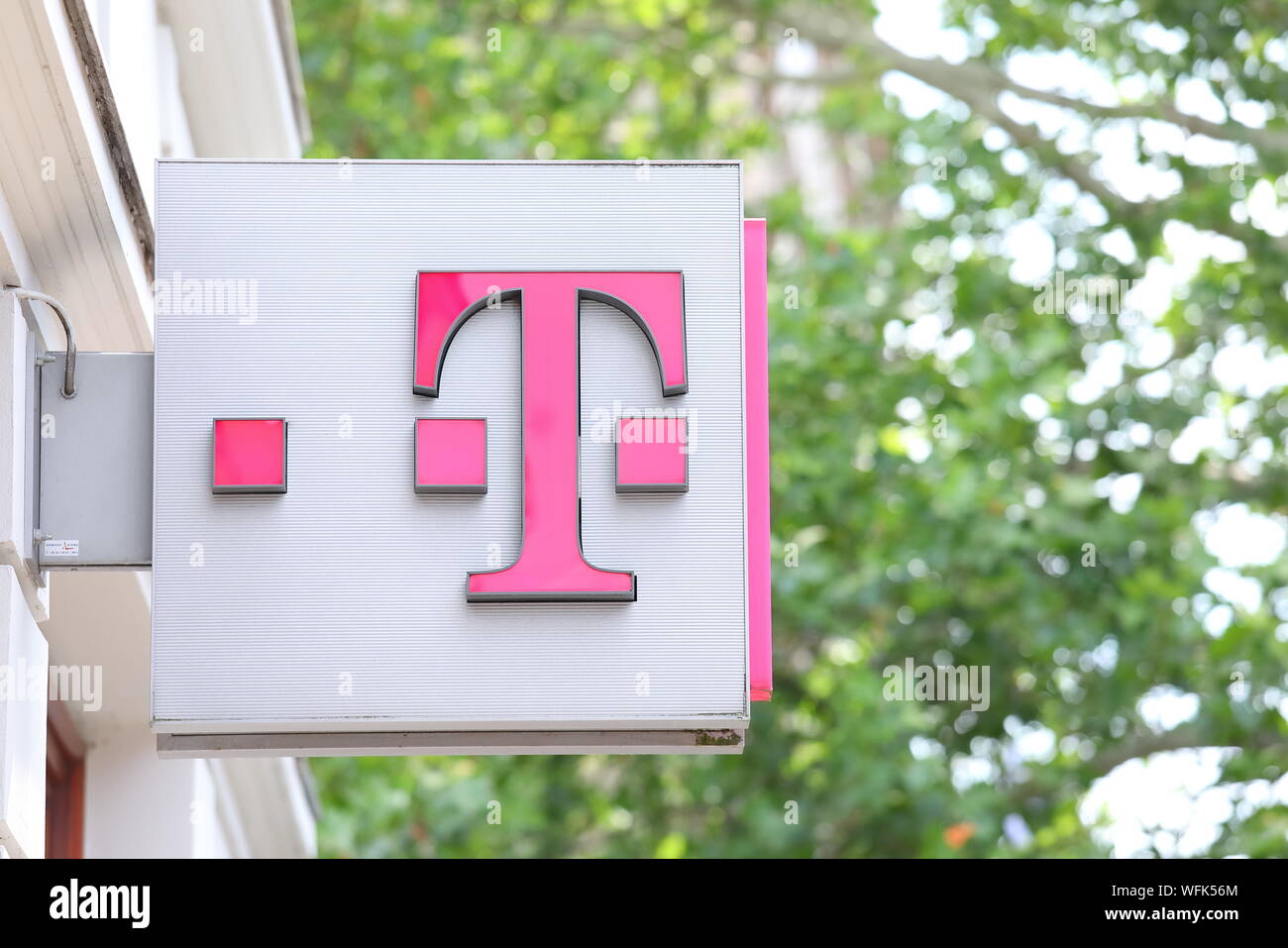 T-Mobile Unternehmen Deutschland Stockfoto