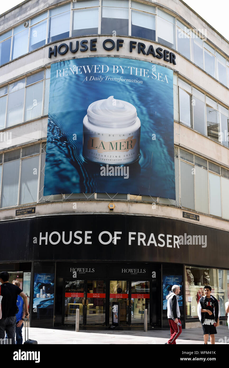 House of Fraser Cardiff Nummer 3832 Stockfoto