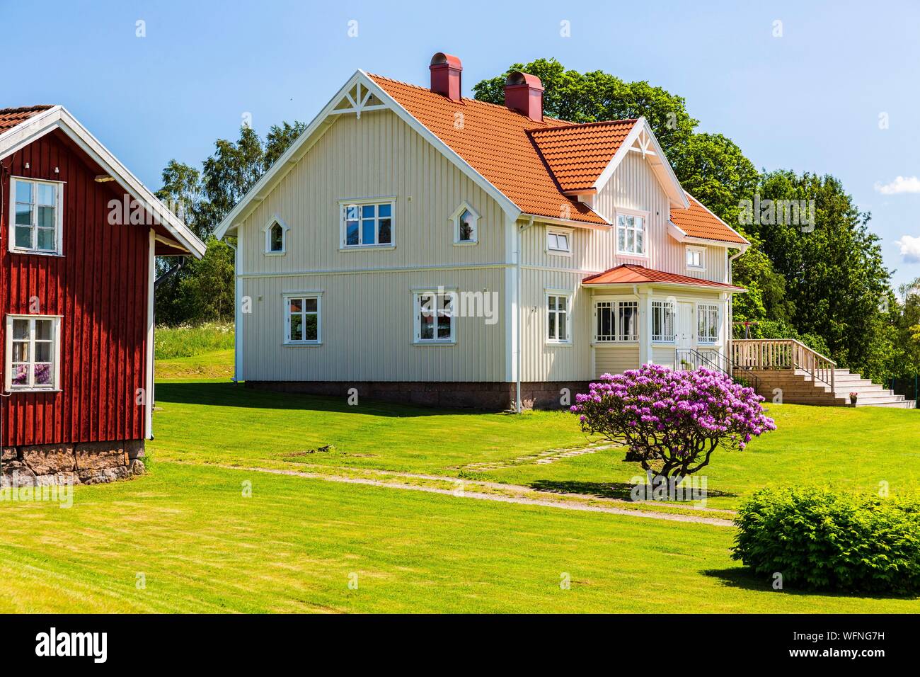 Schweden, Grafschaft Vastra Gotaland, Hokerum, Ulricehamn Weiler, Stockfoto
