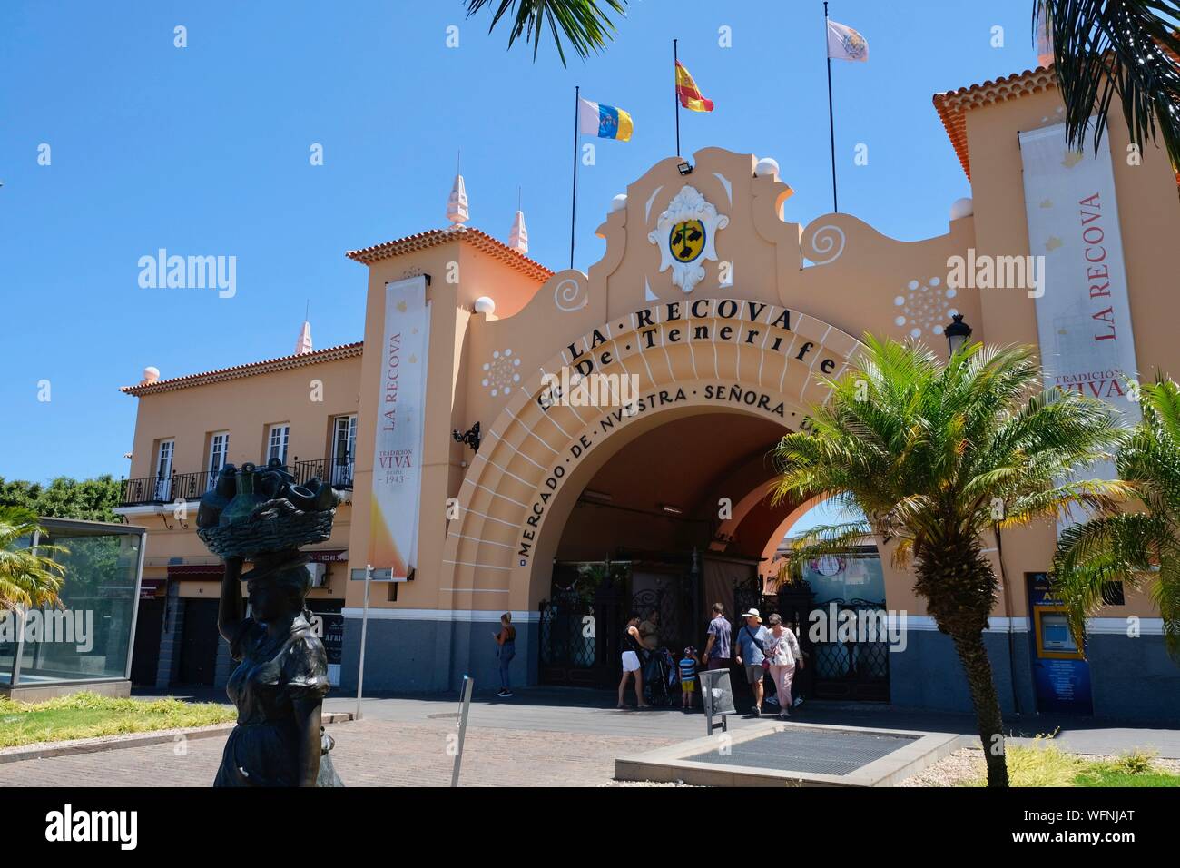 Spanien, Kanarische Inseln, Teneriffa, Santa Cruz de Tenerife, Markt Recova Stockfoto