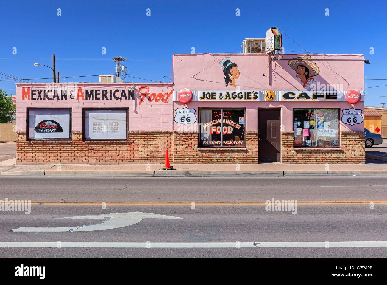 United States, Florida, Route 66, Holbrook, Joe&Aggie Cafe Stockfoto