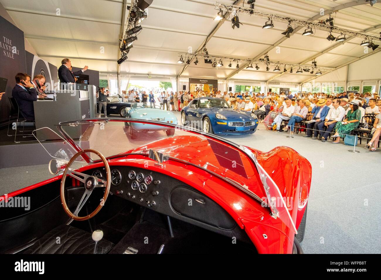 Frankreich, Oise, Chantilly, Chateau de Chantilly, 5. Ausgabe von Chantilly Kunst & Eleganz Richard Mille, ein Tag, die Vintage und Sammlungen Autos gewidmet, Bonhams Auktion Stockfoto