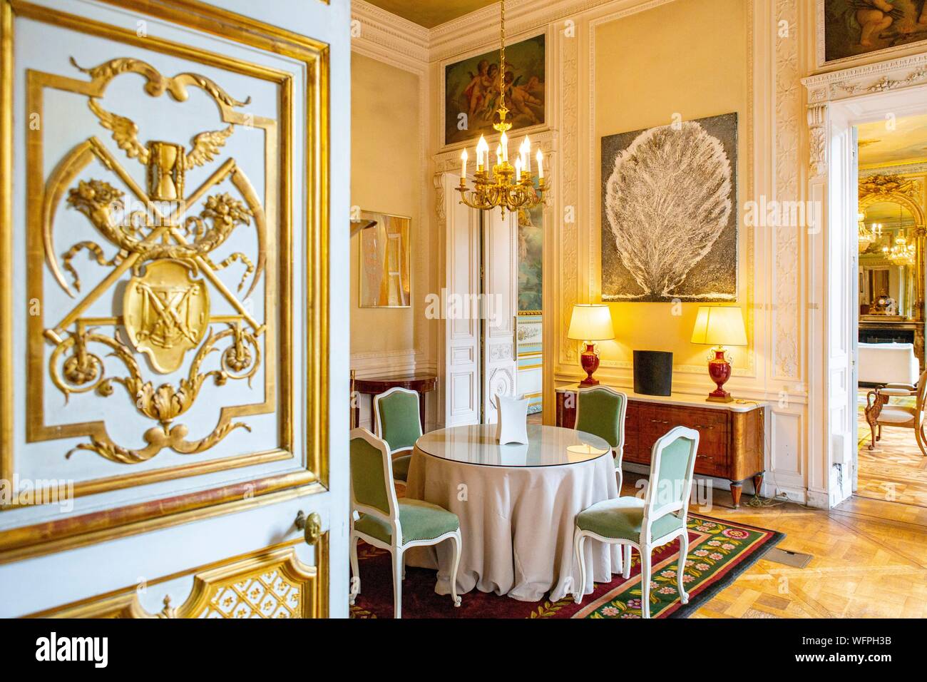 Frankreich, Paris, Tag des Denkmals, Hotel de Clermont, Staatssekretariat für die Beziehungen zum Parlament Stockfoto