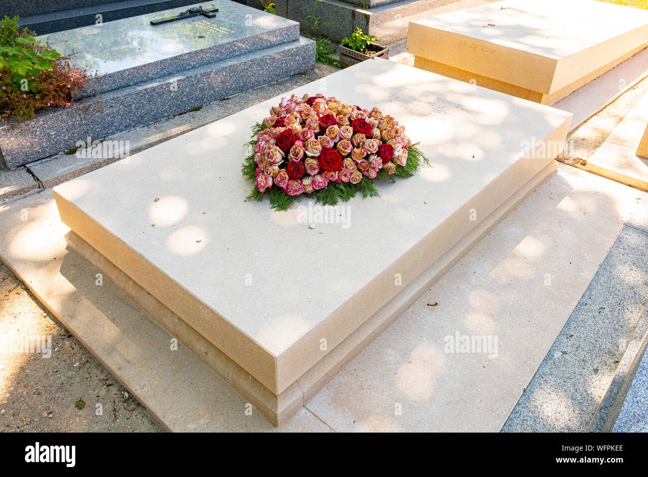 Frankreich, Paris, Montparnasse Friedhof, Sonia Rykel's Grab Stockfoto