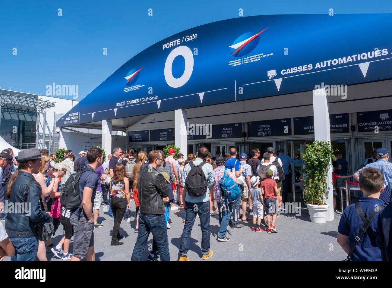 Frankreich, Seine Saint Denis, Le Bourget, Parc des Expositions Paris Le Bourget International Air Show und Raum 2019 Stockfoto