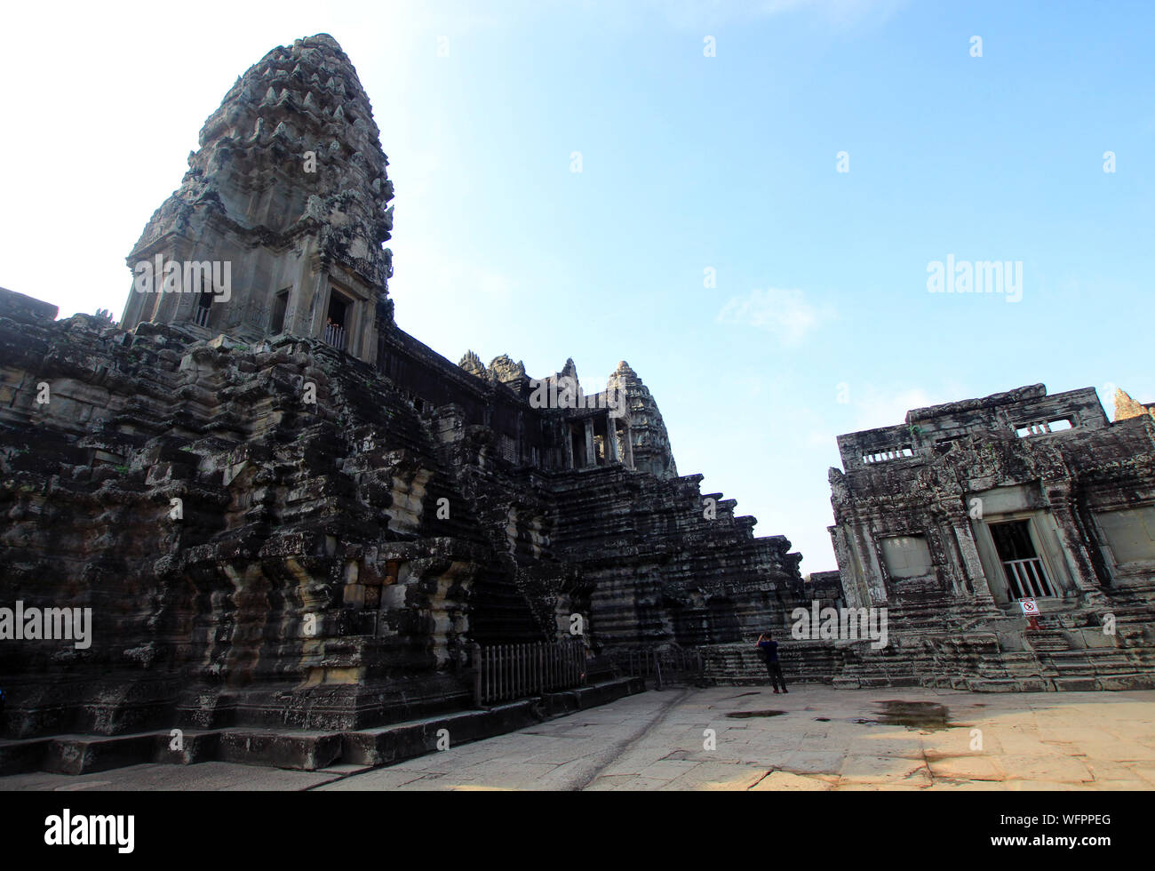 Tempel Angkor Wat in Kambodscha Stockfoto