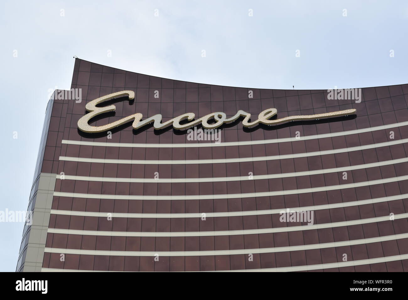 Das Encore Boston Harbour Casino im Besitz von Wynn Resorts in Everett, Massachusetts am Ufer des Mystic River an der Boston North Shore Stockfoto