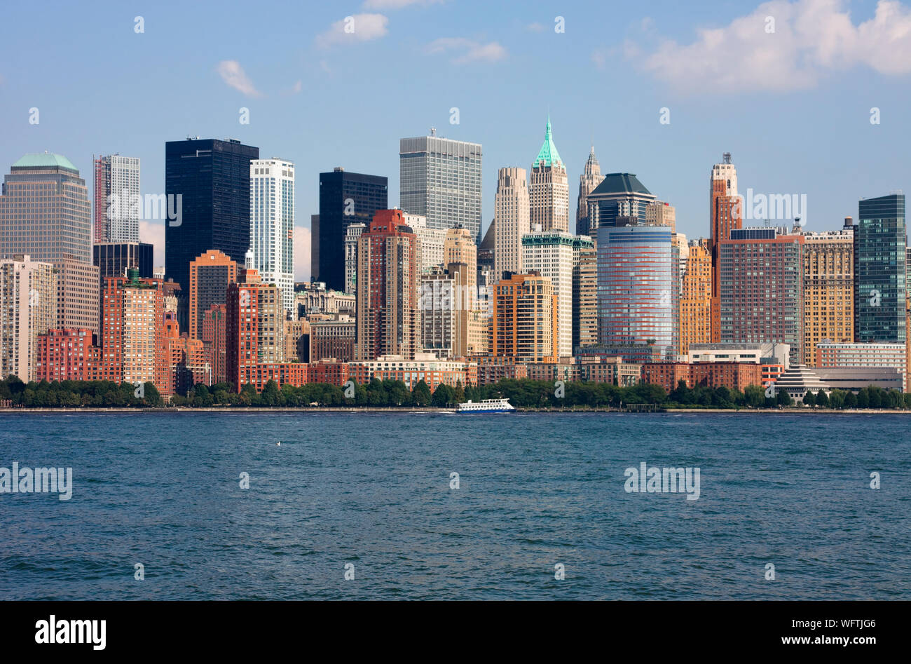 Skyline von Manhattan, New York City Stockfoto