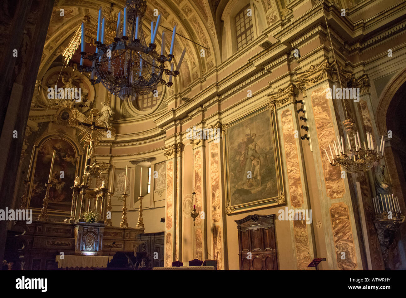 Kathedrale von Maria Vergine Assunta, Ceva Piemont, Italien. 2016 2010s HOMER SYKES Stockfoto