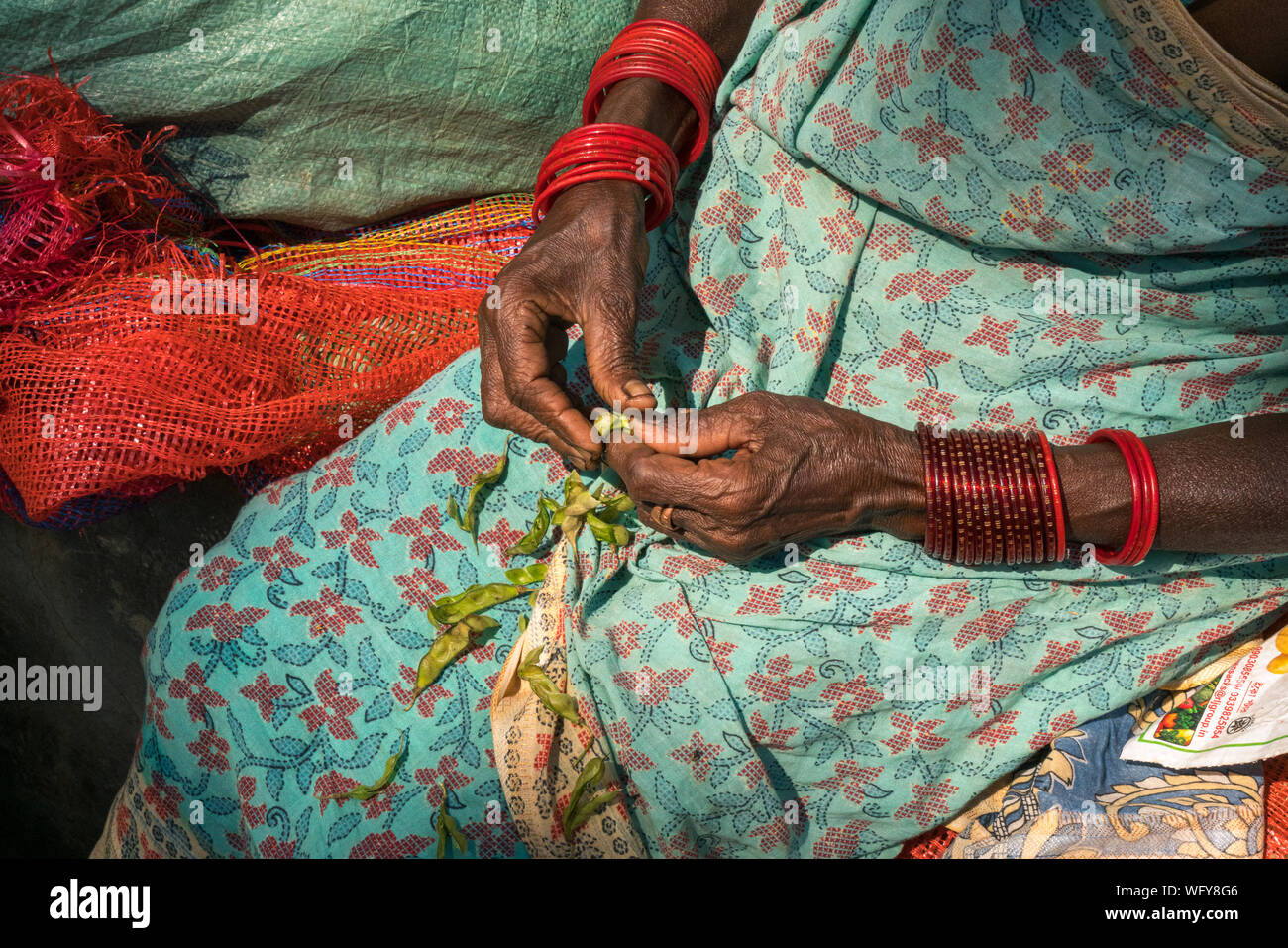 Odisha, Indien Stockfoto