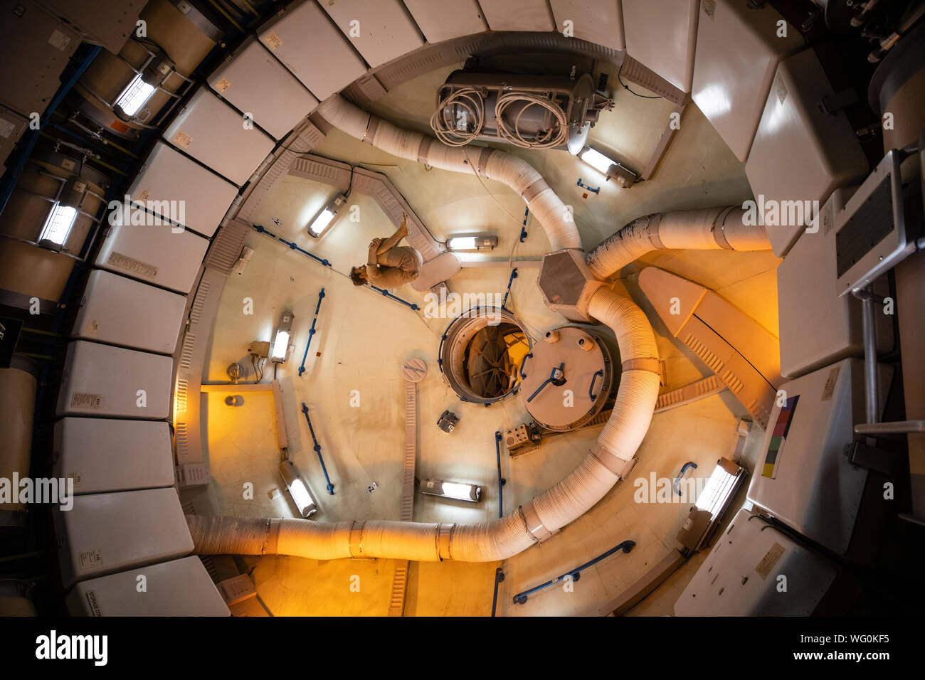 Skylab Befehl Modul am NASA Johnson Space Center, Houston, Texas Stockfoto