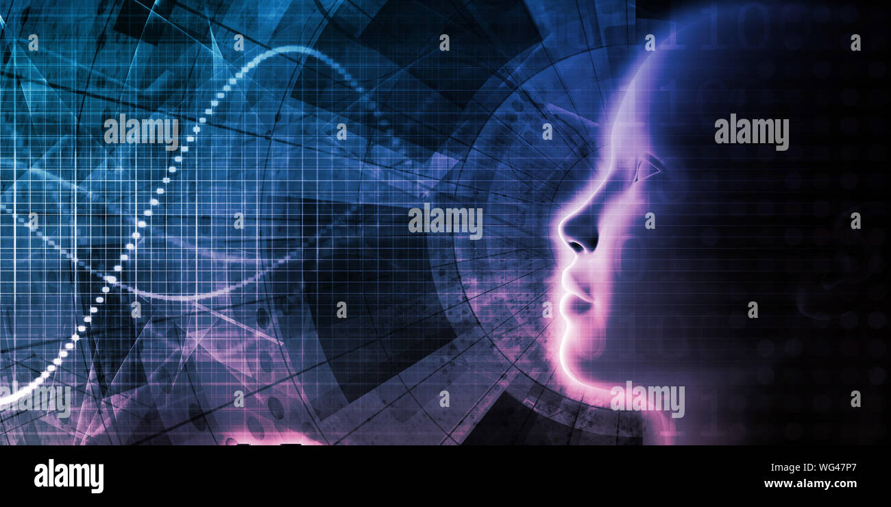 Machine Learning Healthcare und digitale Transformation Stockfoto