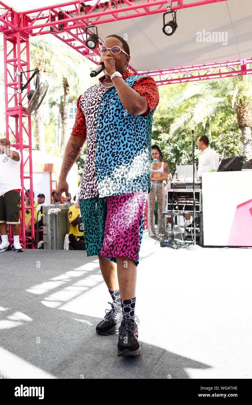 Las Vegas, NV, USA. 31 Aug, 2019. Mase anwesend für Ma $ e Führt bei GO Pool Dayclub, Flamingo Las Vegas, Las Vegas, NV 31. August 2019. Credit: JA/Everett Collection/Alamy leben Nachrichten Stockfoto