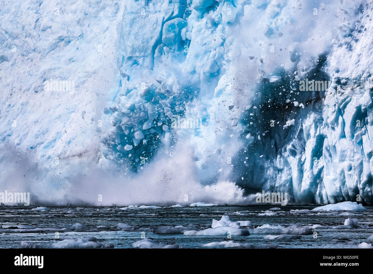 Küstenlandschaft, Kenai Fjords National Park, Alaska Stockfoto