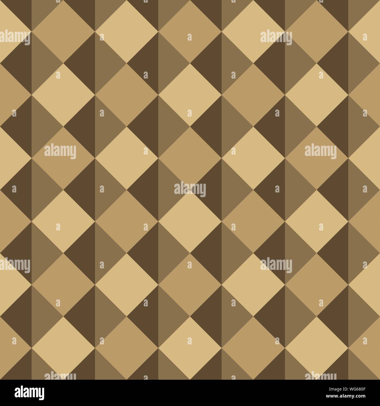 Zusammenfassung nahtlose Muster mit Quadraten und Dreiecken. Monochromen vector Hintergrund EPS 10. Stock Vektor