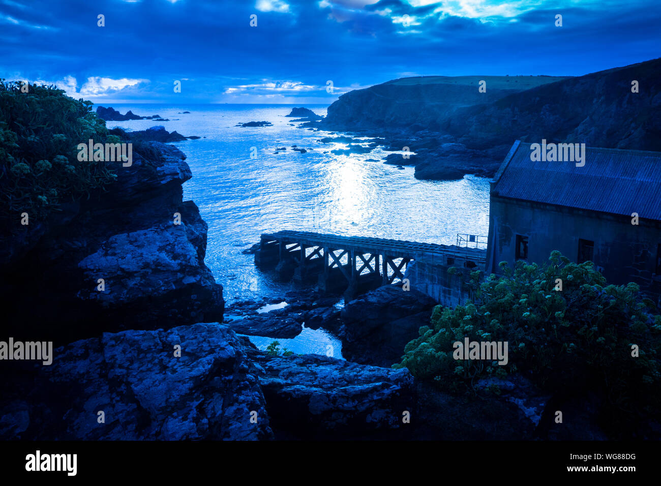 Lizard life Boat Station cornwall Großbritannien Stockfoto