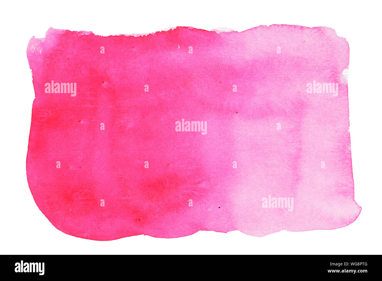 Abstrakte Muster Rot mit rosa Farbe auf weißem Hintergrund, Illustration aquarell Hand zeichnen und auf Papier gemalt Stockfoto
