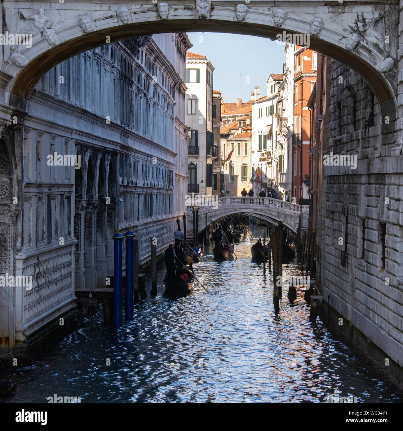 Venedig Italien sehr schöner Urlaubsort Stockfoto