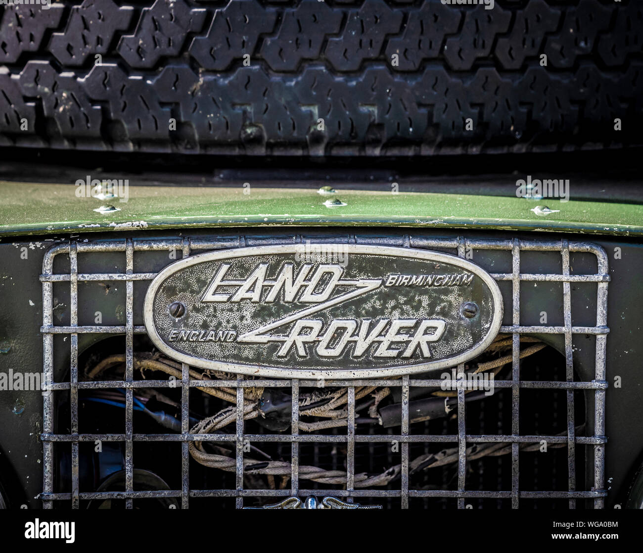 Vor Land Rover Serie 1 Oldtimer Stockfoto