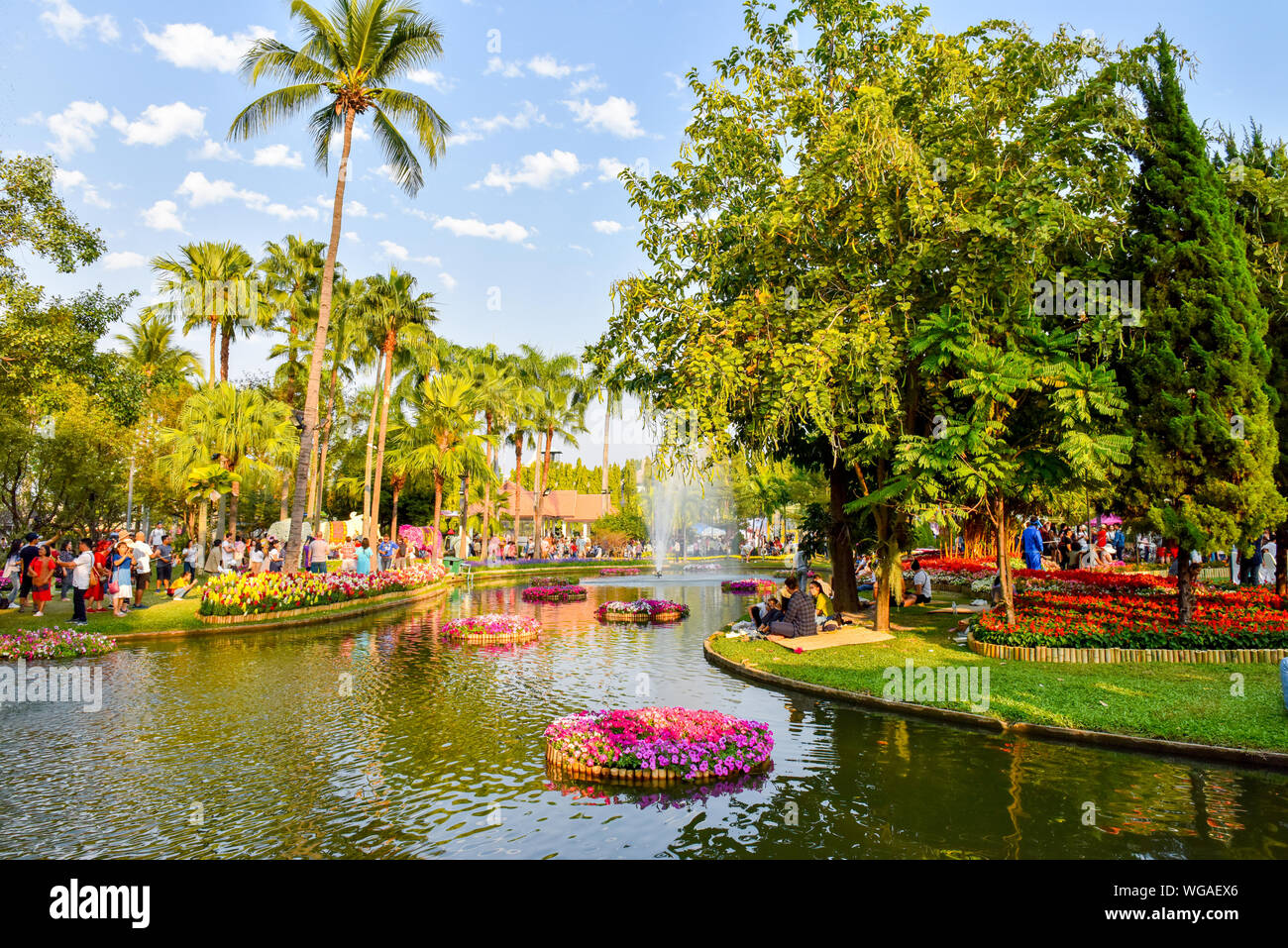 Chiang Mai Flower Festival Stockfoto