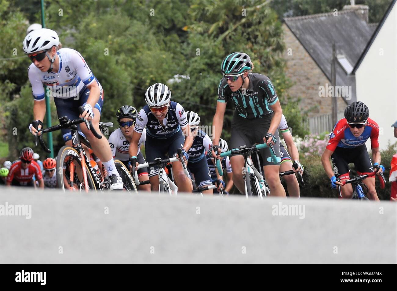Amy Pieters in Boels Dolmans CyclingTeam beim Radfahren Grand-Prix de Plouay - Lorient Agglo - Frauen der Welttournee 2019, Plouay - Plouay (128 Km), am 31. August - Foto Laurent Lairys/DPPI Stockfoto