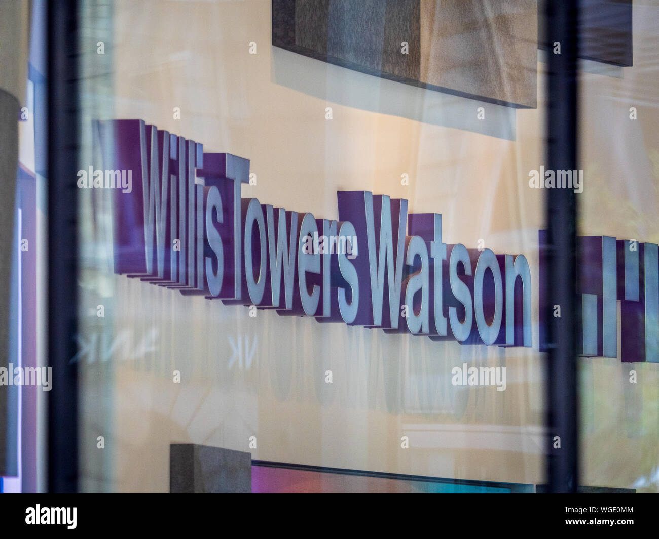 Willis Towers Watson HQ. Willis Towers Watson Insurance Company Hauptsitz/Hauptsitz in der Lime-Street in der City of London, Londons Finanzbezirk Stockfoto