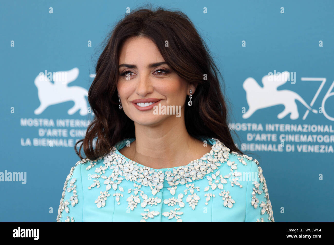 Italien, Lido di Venezia, 1. September 2019: Penelope Cruz am Photocall "Wasp Network" während der 76. Filmfestival von Venedig Foto © ottavia Da R Stockfoto