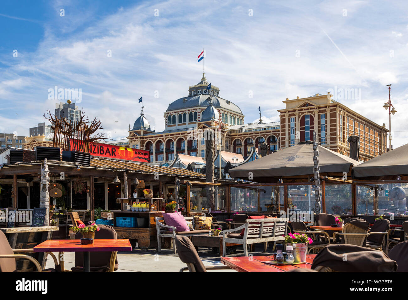 Kurhaus Hotel, Wellness Hotel, direkt an der Promenade von Scheveningen, Den Haag, Südholland, Niederlande, Europa Stockfoto