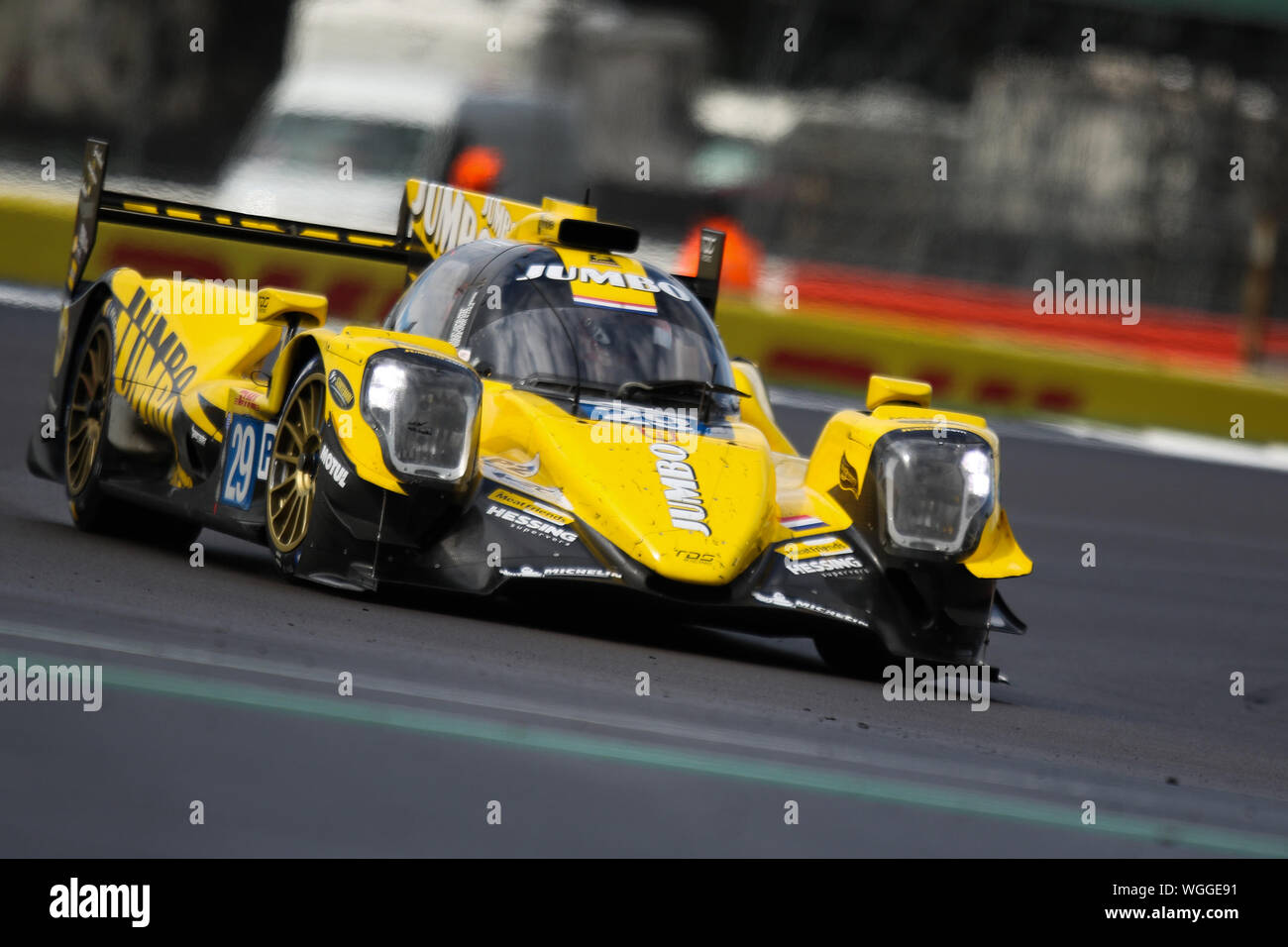 Silverstone, Großbritannien. 01 Sep, 2019. RACING TEAM NEDERLAND von Frits van Eerd, Giedo VAN DER GARDE & Job Van Uitert während der FIA World Endurance Championship auf dem Silverstone Circuit, Silverstone, England Gefahren am 1. September 2019. Foto von Jurek Biegus. Credit: UK Sport Pics Ltd/Alamy leben Nachrichten Stockfoto