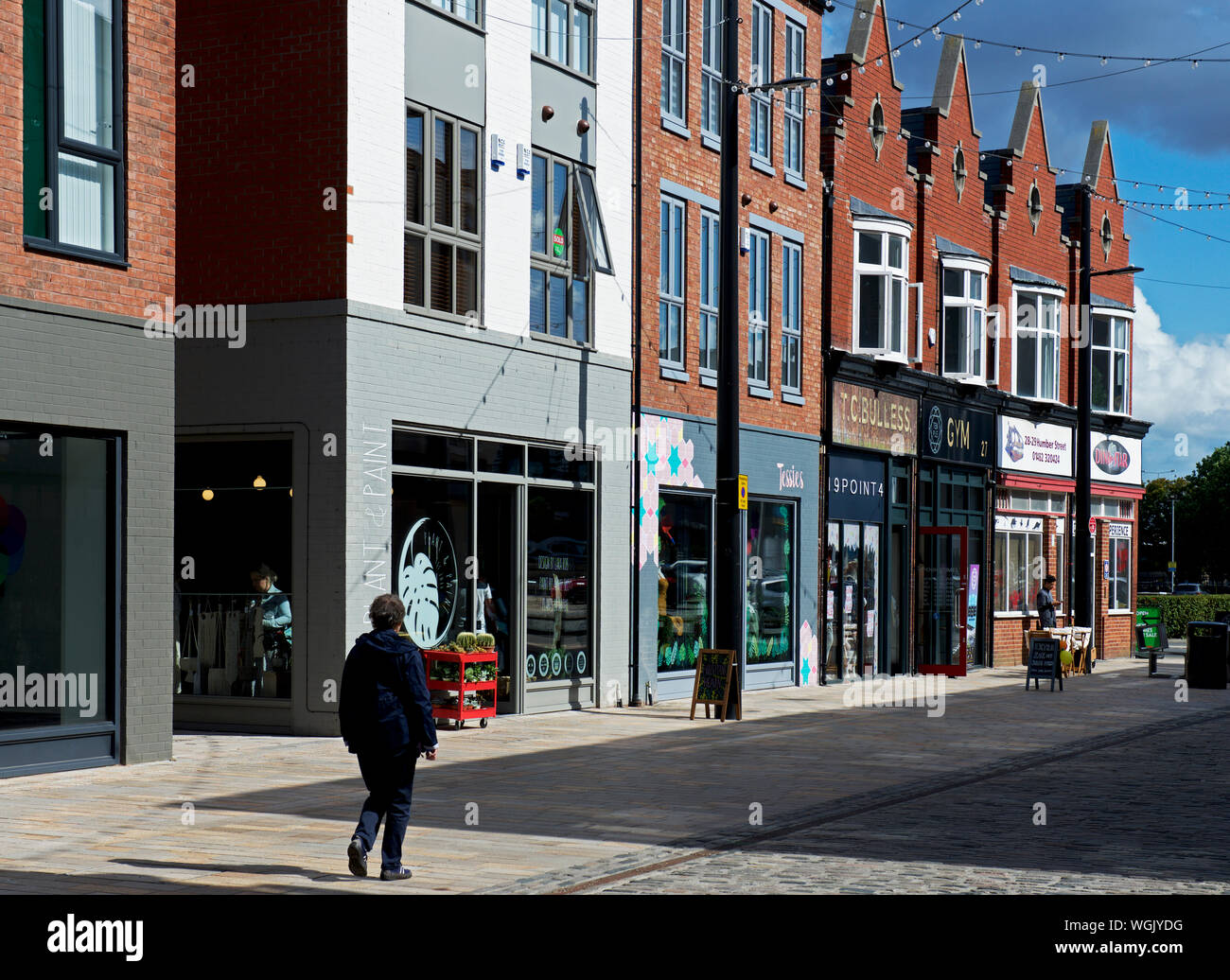 Humber Straße, Hull, East Yorkshire, England, Großbritannien Stockfoto